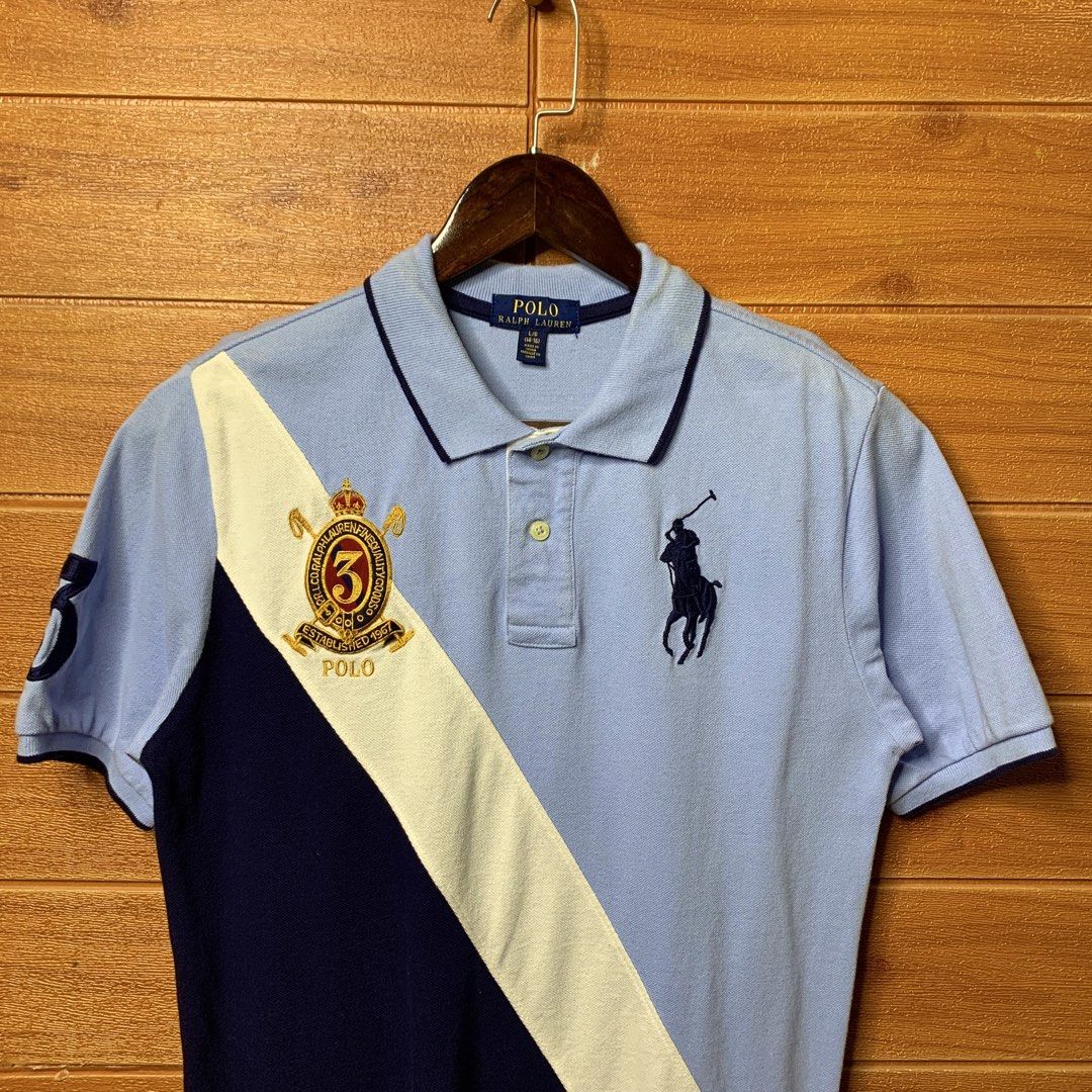 Ralph Lauren RL Crest Polo shirt (Category: Tshirts & Polo Shirts ) located in Quezon City. Submitted by donklasiko (Listing ID 1460914966, Image 3). Description: Condition: 9.5+/10 Pristine condition Issue: non Refer to the dimension 🤗 PM FOR MORE DETAILS NO RETURN, NO EXCHANGE & NO REFUND! ✅I ALSO ACCEPT TRADE/SWAP TO ANYTHING JUST DROP YOUR OFFER Please manage your expectations, this is a secondhand item. What you see is what you get 😊 💵MOP