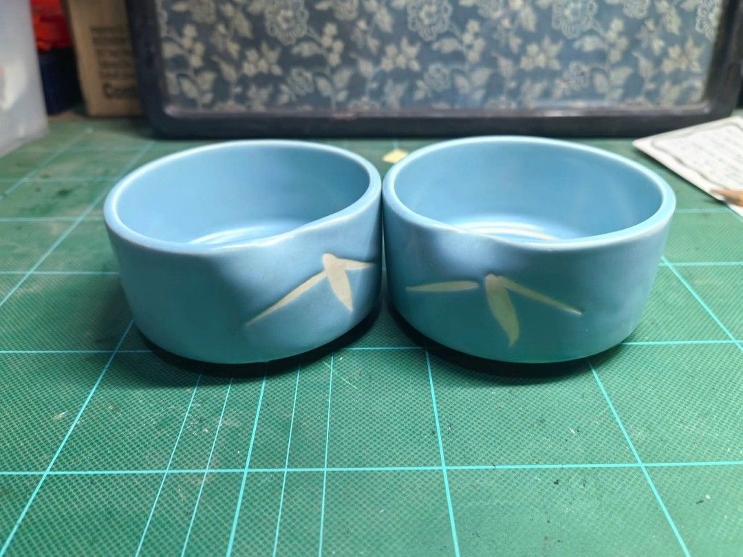 Ramekin PAIR (Category: Other Kitchenware & Tableware) located in Cebu City. Submitted by dudes_villanueva (Listing ID 1460716336, Image 2). Description: Ramekin Ceramic Light Blue Tachikichi Small Bowl Set of 2 Size: 3.5in diameter x 2in height.