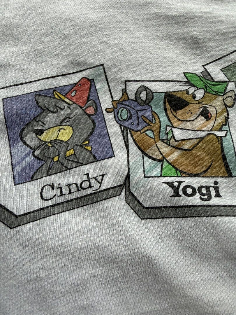 Rare Vintage Yogi Bear Main Cast (Category: Tshirts & Polo Shirts ) located in Makati City. Submitted by thethrilltofind (Listing ID 1460720442, Image 3). Description: Rare Vintage Yogi Bear Main Cast 1996 ©️ Hanna-Barbera Cartoons XL on tag 25x28.5 ₱4000 only.