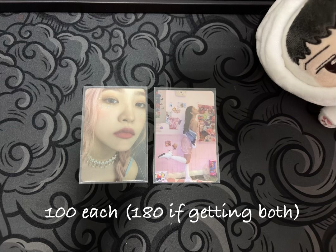 RED VELVET YERI OFFICIAL PHOTOCARDS (Category: K-Wave Merchandise) located in Infanta. Submitted by shixunairy (Listing ID 1460904603, Image 1). Description: - Price: 100 each (180 if getting both) - From The ReVe Festival: Finale, Queendom album - Onhand - RFS: Downsizing and will prio the ones I'm collecting.