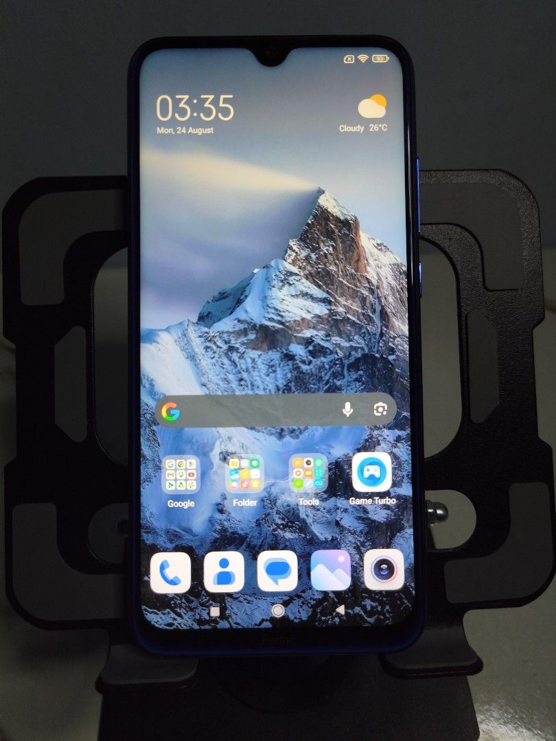 Redmi Note 8 (Neptune Blue) (Category: Xiaomi) located in Floridablanca. Submitted by vintager12 (Listing ID 1460757312, Image 2). Description: Redmi Note 8(Neptune Blue) Specifications: -6.3 inch, FHD+ IPS LCD -Snapdragon 665 CPU -Adreno 610GPU -3GB RAM -32GB Storage -Main camera: 48 MP + 8 MP + 2 MP(w/ 4k video) -Selfie Camera: 13 MP -USB-C -4000mAh battery, 18W Fast charge Highlights: Good for students with tight budget Great design Compact si