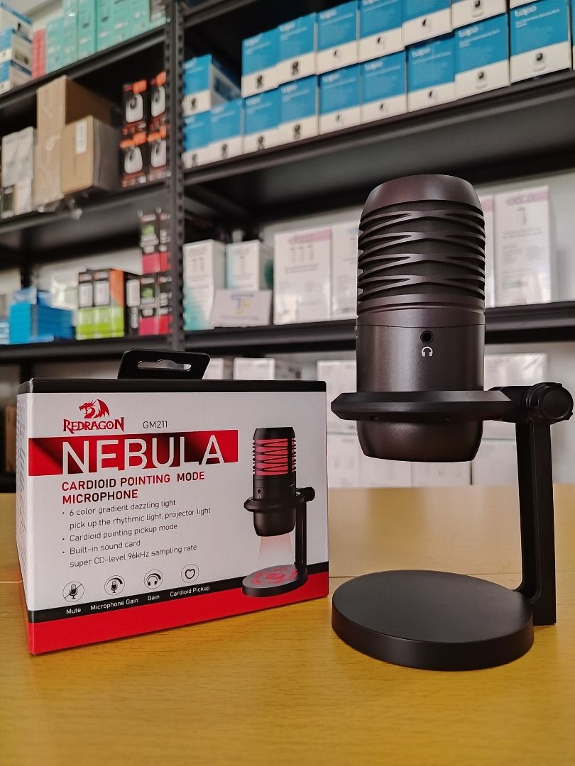 Redragon Nebula RGB Gaming USB Microphone Black (Category: Microphones) located in Pasig City. Submitted by technofuseofficial (Listing ID 1460813272, Image 2). Description: Redragon Nebula RGB Gaming USB Microphone Black Brand New and Original Items Store Location: 3Rd Floor Unit 303, 604 Shaw Boulevard, Barangay Kapitolyo, Pasig City Same Day Delivery: - Lalamove delivery within Metro Manila - For walk-ins: Always PM first for item availability