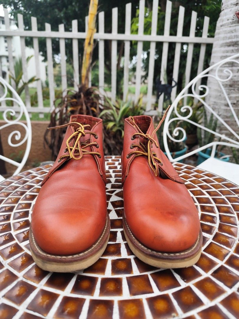 Redwing Boots (Category: Casual Shoes) located in Davao. Submitted by papa1919 (Listing ID 1460811921, Image 2). Description: Leather is still very good and just needs shoe waxing/polishing. With some heeldrag..