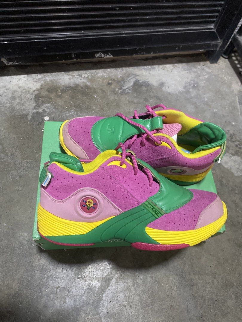 Reebok answer 5 x BBC Ice cream (Category: Sneakers) located in Manila. Submitted by pastlifestreet (Listing ID 1460809381, Image 1). Description: Reebok Answer 5 x BBC Ice cream - size: 42.5 - NO BOX (will come with replacement box) RFS: decluttering 3700 (slightly negotiable).