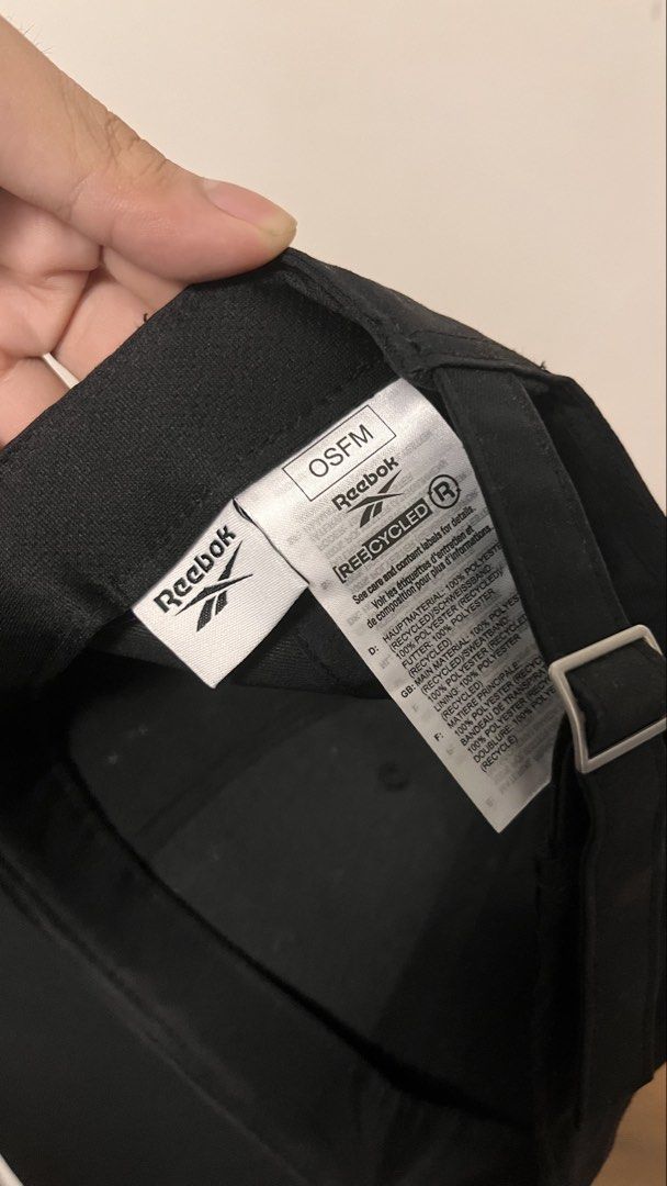 Reebok Badge Cap (Adjustable) (Category: Caps & Hats) located in Caloocan City. Submitted by milhits (Listing ID 1460848910, Image 3). Description: - Classic black Reebok cap - Adjustable Strap ORIGINAL PRICE ₱1,329 still negotiable .
