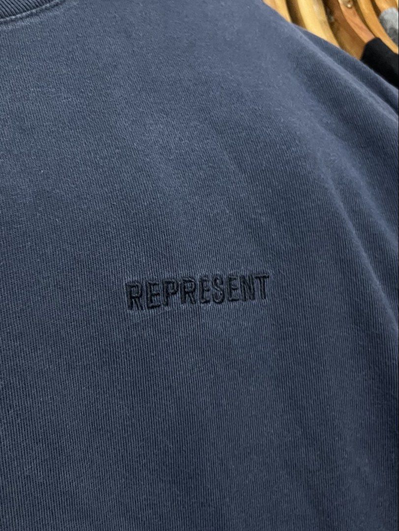 Represent Vintage Blue Blank Shirt (Category: Tshirts & Polo Shirts ) located in Davao. Submitted by lwndvo (Listing ID 1460891457, Image 3). Description: Represent Vintage Blue Blank Shirt - Acid Washed / Vintage Blue Excellent UC Authentic Dimensions: Width: 25 Length: 31 Issue/s: Signs of use Price: 850 + shipping .