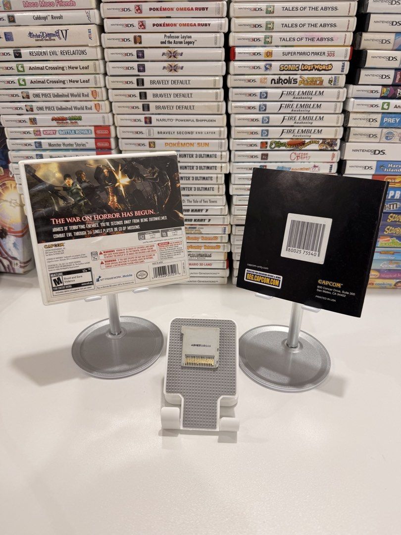 Resident Evil: The Mercenaries 3D 3DS/2DS Game (Category: In-Game Products) located in Baliuag. Submitted by mostlyaboutnintendo (Listing ID 1460910534, Image 2). Description: 📌 https://linktr.ee/mostlyaboutnintendo 📢 COMPLETE IN CASE AND MANUAL/s ✔️ Authentic ✔️ Mabilis ma-read mismong cartridge ✔️ Guaranteed tested and working ✔️ Will always send tested pics before ship out ✔️ Clean Pins ✔️ US Version Resident Evil: The Mercenaries 3D brings 