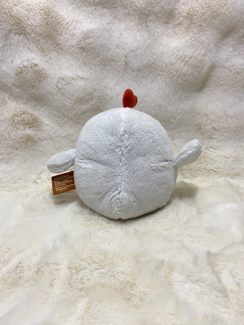 Rilakkuma “Kiiroitori” chicken costume plush (Category: Plushies & Soft Toys) located in Kalibo. Submitted by ollie_stuffshop (Listing ID 1460897065, Image 3). Description: 17cm x 20cm Before you send your inquiries: ❗️Last Price is already posted ❗️Manage your expectations, WYSIWYG ❗️May need washing ❗️Dropoff is every Wednesday & Sunday.