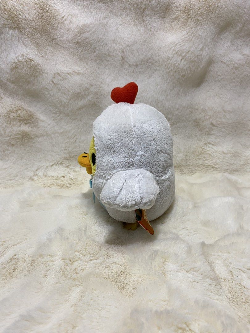 Rilakkuma “Kiiroitori” chicken costume plush (Category: Plushies & Soft Toys) located in Kalibo. Submitted by ollie_stuffshop (Listing ID 1460897065, Image 2). Description: 17cm x 20cm Before you send your inquiries: ❗️Last Price is already posted ❗️Manage your expectations, WYSIWYG ❗️May need washing ❗️Dropoff is every Wednesday & Sunday.
