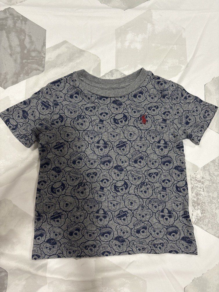 RL polo bear cotton jersey tee (Category: Babies & Kids Fashion) located in Mandaluyong City. Submitted by kchloe__ (Listing ID 1460734694, Image 1). Description: Authentic rl for 18-24m boy.
