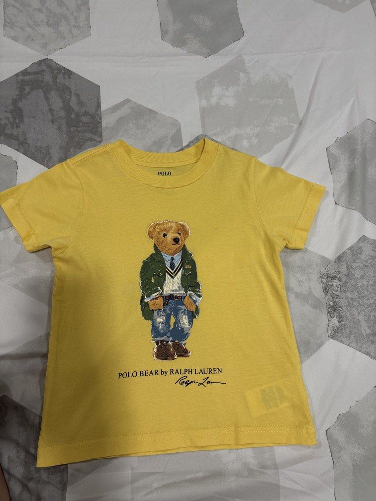 RL polo bear cotton jersey tee (Category: Babies & Kids Fashion) located in Mandaluyong City. Submitted by kchloe__ (Listing ID 1460735410, Image 1). Description: Authentic rl for 2T boy.