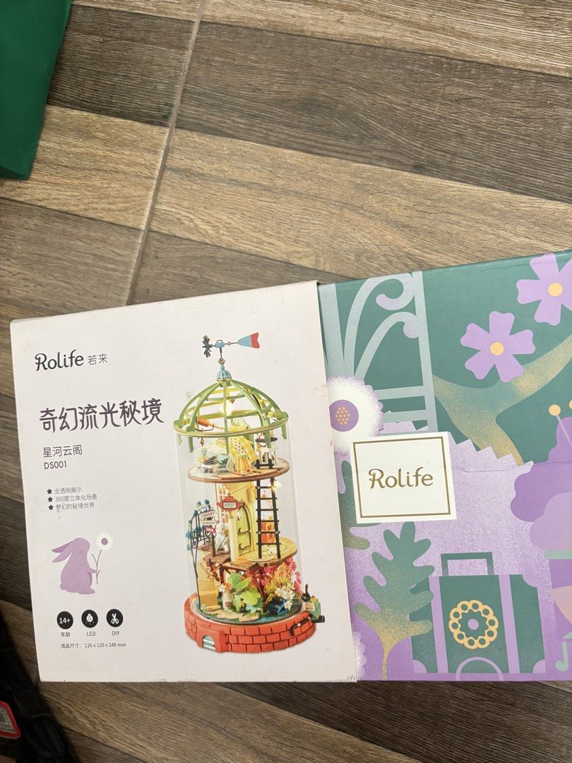 Rolife glass miniature (Category: Designer & Blind Box Toys) located in Manila. Submitted by kingblaize (Listing ID 1460799195, Image 3). Description: Rolife Domed Loft DIY Glass Miniature Dollhouse Kit (DS001).