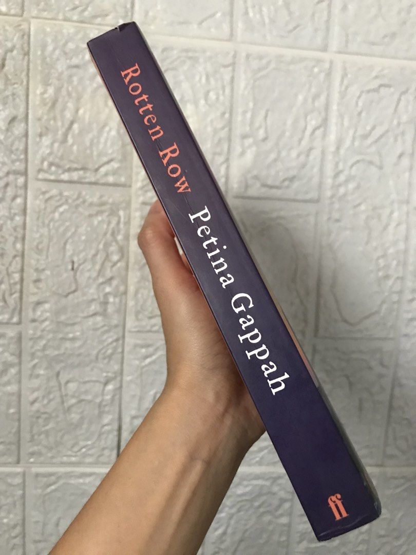 Rotten Row by Petina Gappah (Category: Storybooks) located in Pilar. Submitted by dhelsomera20308 (Listing ID 1460737986, Image 2). Description: - Title: Rotten Row - Author: Petina Gappah - Setting: Contemporary Zimbabwe - Themes: Class, race, gender, justice - Acclaim: Praised by The Guardian and Financial Times - Publisher: Faber & Faber - Genre: Literary Fiction.