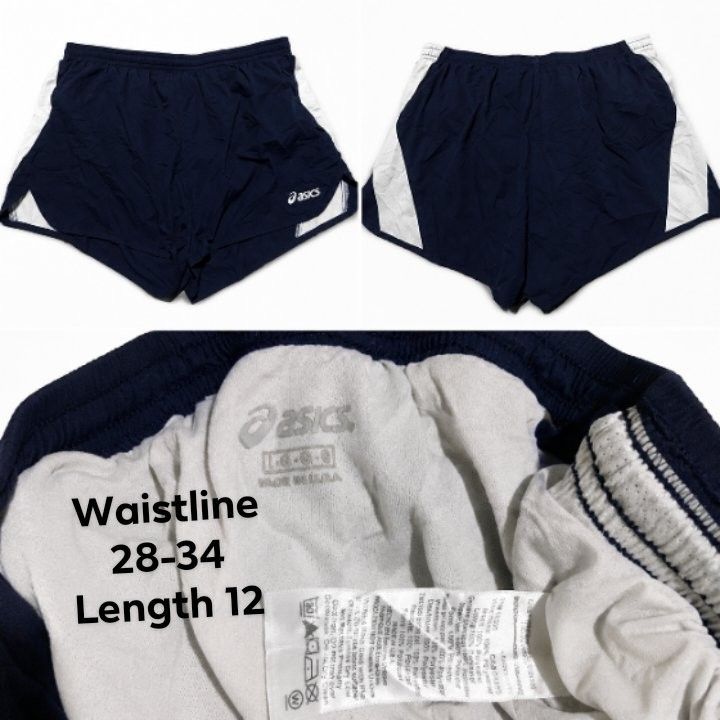Running shorts (Category: Activewear) located in Quezon City. Submitted by thriftyzx (Listing ID 1460724045, Image 1). Description: nike asics lululemon UA 450 each.