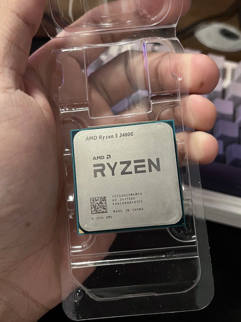 Ryzen 5 3400G (Category: Computer Parts) located in Cavite. Submitted by theusualofficial (Listing ID 1460768576, Image 1). Description: Used - Like Brand New No Issue Unli Test RFS: Upgrade 📍Imus, Cavite.