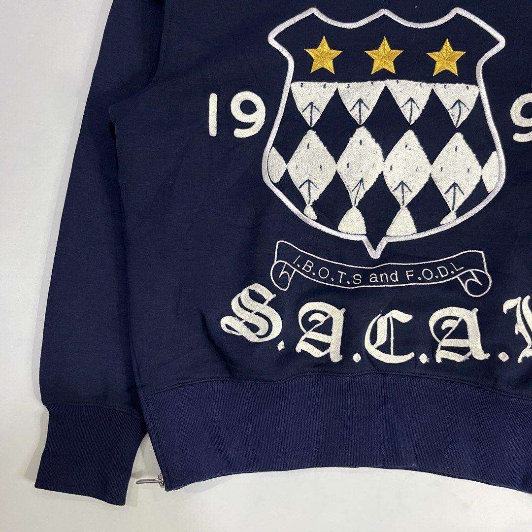 SACAI CREWNECK SWEATSHIRT (Category: Luxury Apparel) located in Bacolod City. Submitted by the.finest (Listing ID 1460904196, Image 3). Description: Sacai Crewneck Sweatshirt - Embroidered Design Tag Size: 0 Width: 20-21 Length: 22 Condition: 9.5/10 5,000+shipping fee.