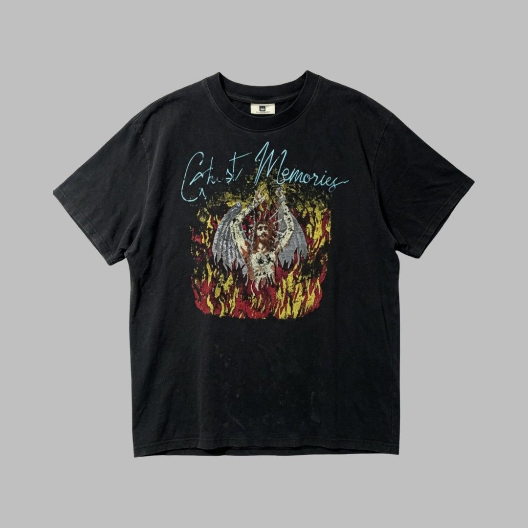 Saint michael ghost memories by Winterland (Category: Tshirts & Polo Shirts ) located in Dagupan City. Submitted by old_soul_finds.ph (Listing ID 1460906912, Image 1). Description: Dimensions : L31 x W25 Color Rate : 8 / 10 Issues : Need wash Good condition Mine for only ₱600 📍Loc : Pangasinan MOP : Gcash MOD : J&T express / Ava pasabay if around Pangasinan.