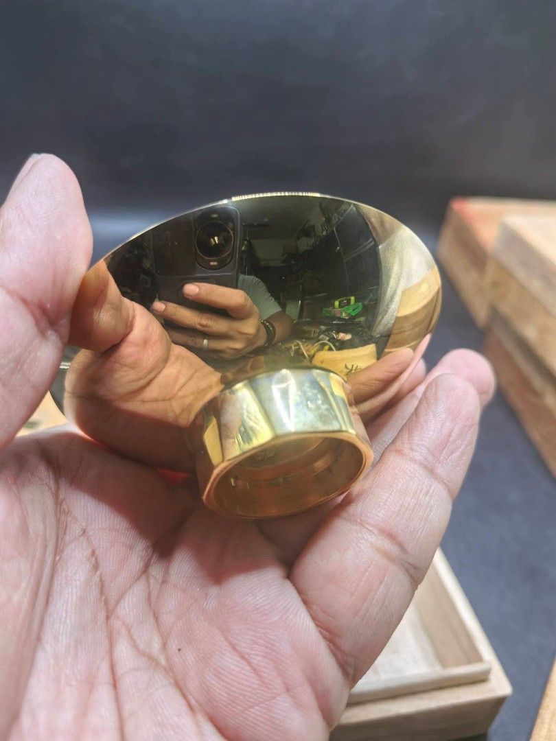 Sake Cup - Ram Zodiac 24K GP (Category: Other Home Decor) located in Cebu City. Submitted by dudes_villanueva (Listing ID 1460717732, Image 3). Description: Sake Cup - Ram Zodiac Markings: 24K GP 📌 Brand New with Wood Box 📌 In excellent condition. Diameter: 2.9 inch.