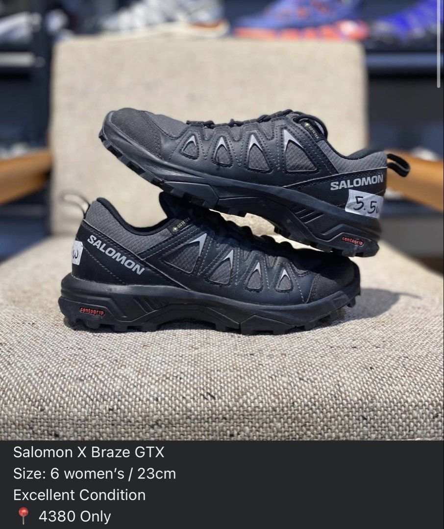 SALOMON GTX ETC. (Category: Sneakers & Footwear) located in Baguio. Submitted by emmjayysneakerhub (Listing ID 1460789338, Image 2). Description: All authentic Pairs💯✔️ Prices are negotiable Size and prices indicated each pic. Click lng po😊🙏 📍 Baguio City.