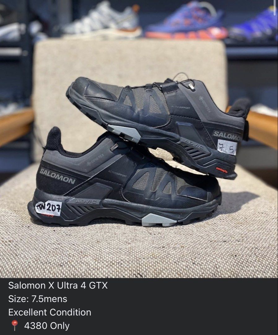 SALOMON GTX ETC. (Category: Sneakers & Footwear) located in Baguio. Submitted by emmjayysneakerhub (Listing ID 1460789338, Image 1). Description: All authentic Pairs💯✔️ Prices are negotiable Size and prices indicated each pic. Click lng po😊🙏 📍 Baguio City.