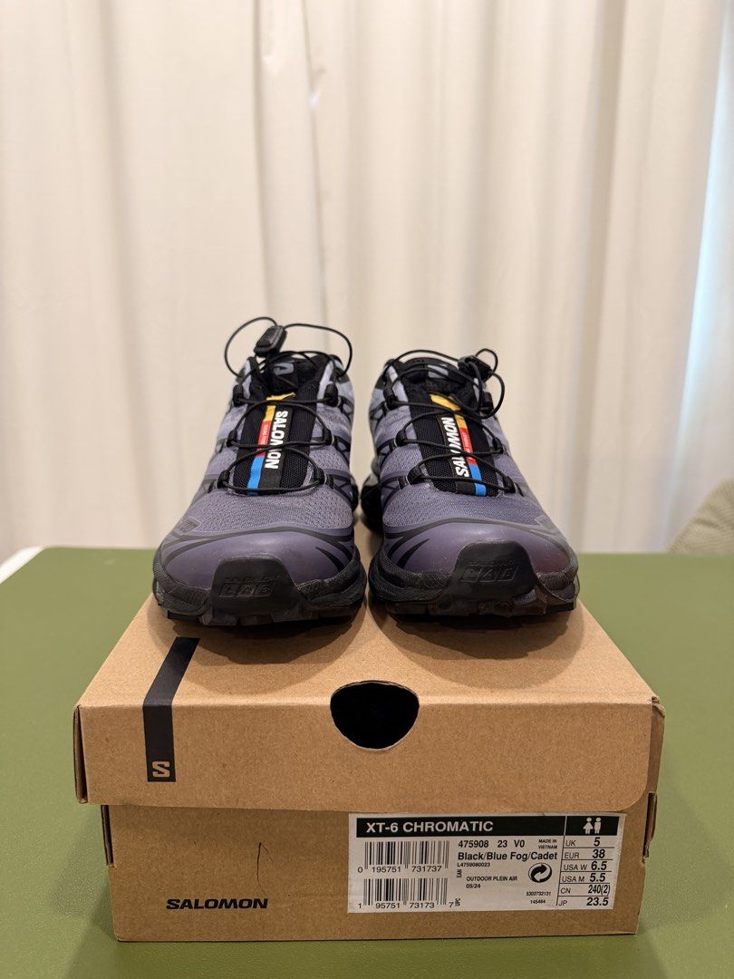 Salomon XT-6 Gore-Tex (Category: Sneakers) located in Cebu City. Submitted by jlb1999 (Listing ID 1460748104, Image 2). Description: Used once Size: UK 5; US 6.5 Comes with the box RFS: Too small.