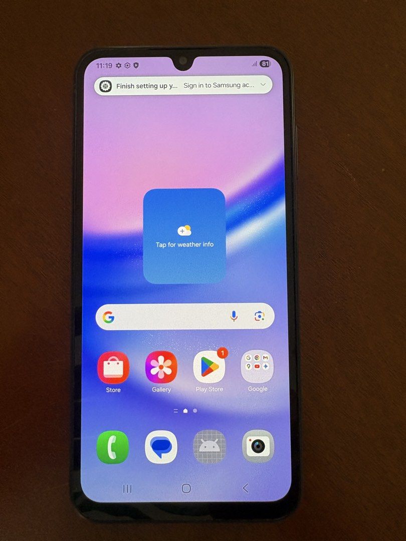 Samsung A15 4G (Category: Samsung) located in Binan City. Submitted by idlr3 (Listing ID 1460738168, Image 1). Description: 128 GB storage Up to 90 Hz display Phone only No charger RFS: Upgraded PM for more details.