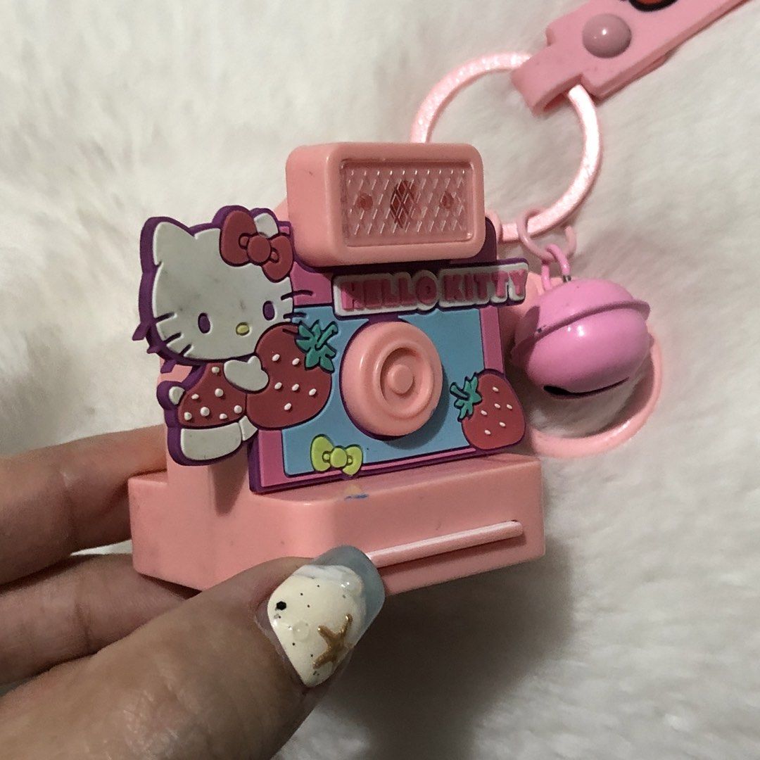 Sanrio Hello Kitty Mini Camera Keychain - As is. Untested. (Category: Other Stationery & Craft) located in Quezon City. Submitted by kitsune.treasures (Listing ID 1460806097, Image 2). Description: *First to pay policy! *1 day reservation only. Failure to pay on time, auto cancel. 📍Quezon City * MOD: J&T | Lalamove * MOP: GCASH | BPI 📦ON HAND AND READY TO SHIP! CONDITION: WHAT YOU SEE IS WHAT YOU GET. Dimensions: Kindly check the photos for the