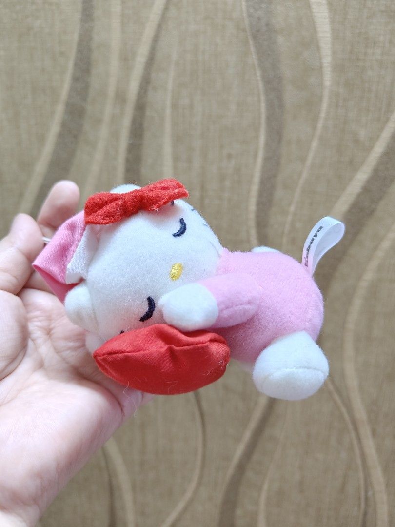 Sanrio Hello Kitty Sleeping Plush Charm (Category: Plushies & Soft Toys) located in Santa Rosa. Submitted by mmps249.1 (Listing ID 1460853073, Image 3). Description: Crossposted Mine now, pay now shipping courier: JRS only Gcash payment upon order No reservations.