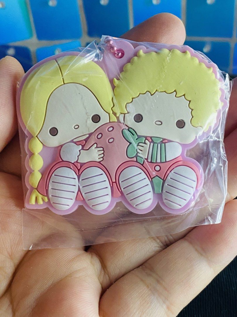 Sanrio Patty & Jimmy rubber charm (Category: Character Goods) located in Manila. Submitted by kawaii_omocha_est2020 (Listing ID 1460902050, Image 1). Description: .