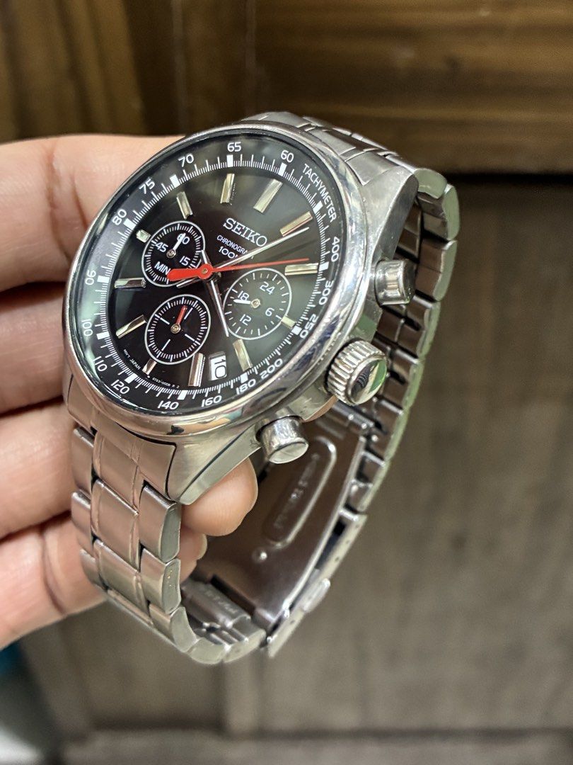 Seiko Chronograph Mens Watch (Category: Men's Watches) located in Manila. Submitted by tictac921 (Listing ID 1460790267, Image 3). Description: .