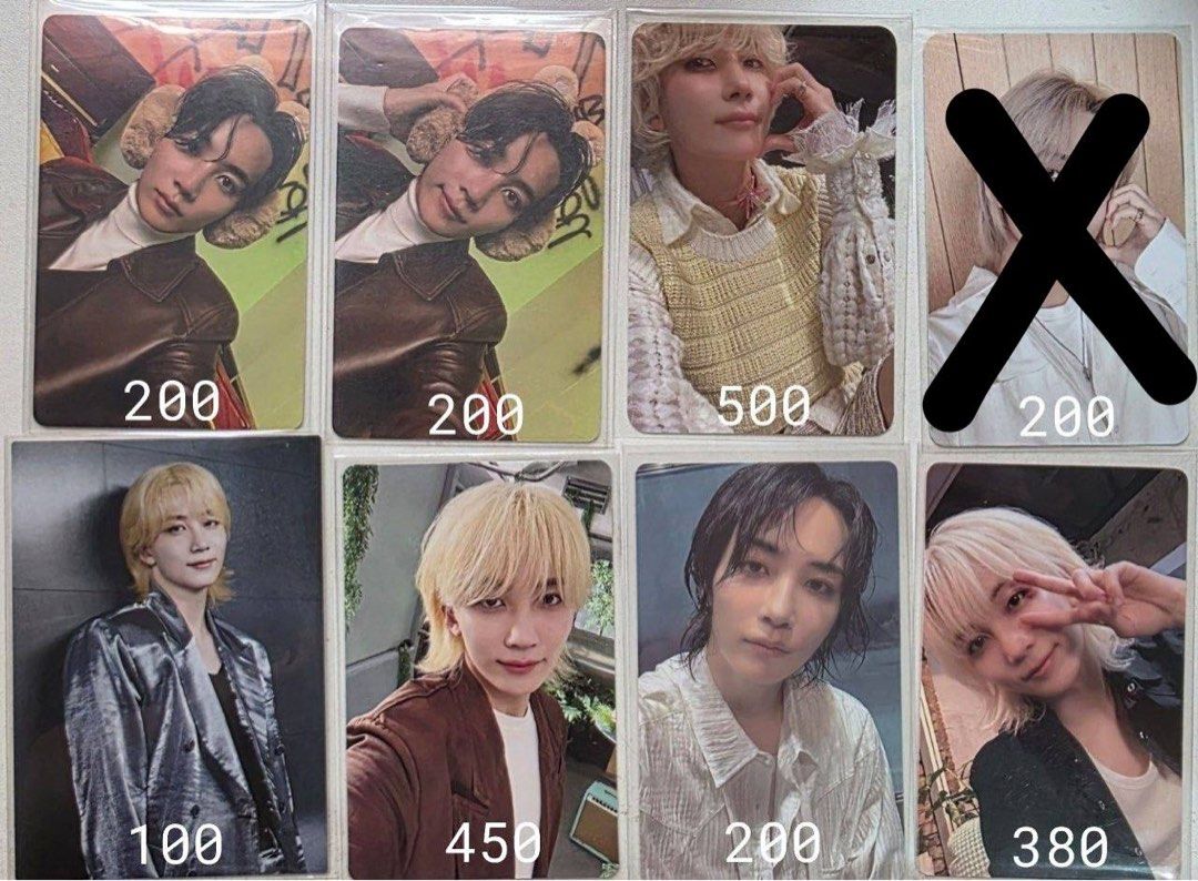 SEVENTEEN Jeonghan Photocards - Various Prices (Category: K-Wave Merchandise) located in Manila. Submitted by eight_petalshop (Listing ID 1460738686, Image 1). Description: - Official SEVENTEEN Jeonghan Photocards - Prices clearly marked on each photocard in the image - Feel free to message for more details or to purchase - DOP: Payo - gcash/maribank/gotyme available - Happy to assist! .