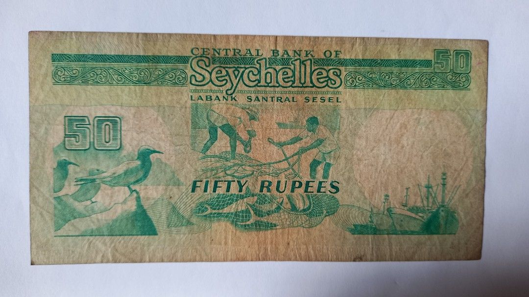 Seychelles banknote (Category: Currency) located in Manila. Submitted by gatleo (Listing ID 1460770475, Image 2). Description: Cubao meetup only..