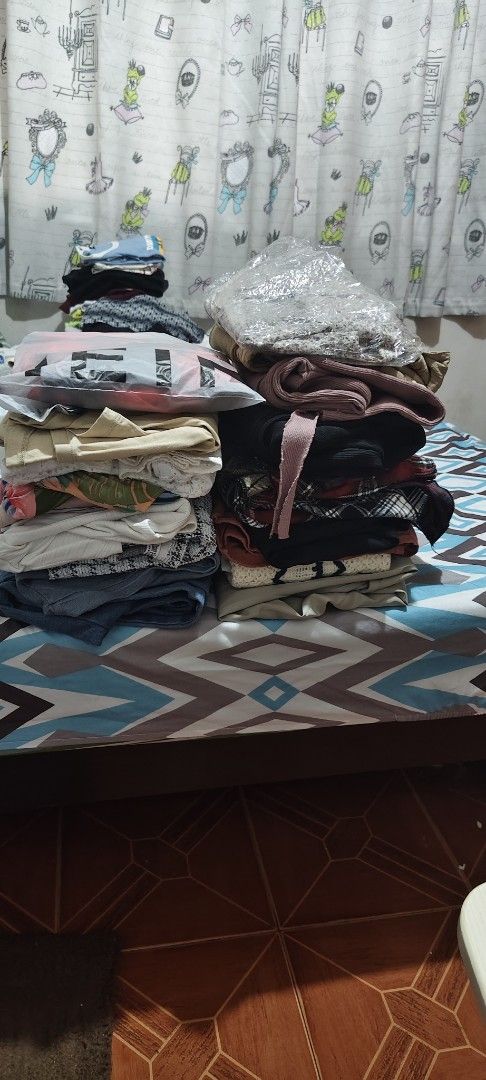 SHEIN & Assorted Women's Clothing Bundle (Category: Blouses) located in Cainta. Submitted by f3bnew_preloveditems (Listing ID 1460727457, Image 1). Description: - Bundle of women's clothing, some are Used once, some are slightly used and some are UNUSED. - Includes items from SHEIN , UNIQLO and other brands. - Assortment of tops, some bottoms and dress - Features various styles and colors to suit your taste. - All items are neatly folded and read