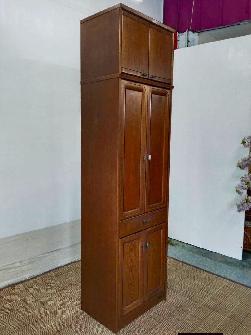 Shoe/Pantry Cabinet (Category: Shelves, Cabinets & Racks) located in Meycauayan. Submitted by marygracecasimiro (Listing ID 1460888902, Image 2). Description: SOLID WOOD Shoe Cabinet / Pantry Cabinet 24”L x 16”W x 87”H Php 9,500.