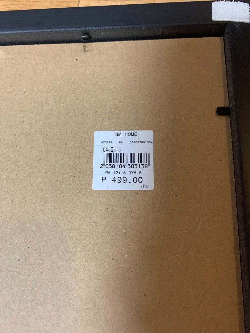 SM Home Black Picture Frame 12x15 (Category: Frames & Pictures) located in Cainta. Submitted by akosijoan (Listing ID 1460904819, Image 3). Description: - Brand: SM Home -Regular price: 499 - Color: Black - Size: 12x15 inches 350 each 900 Take all.