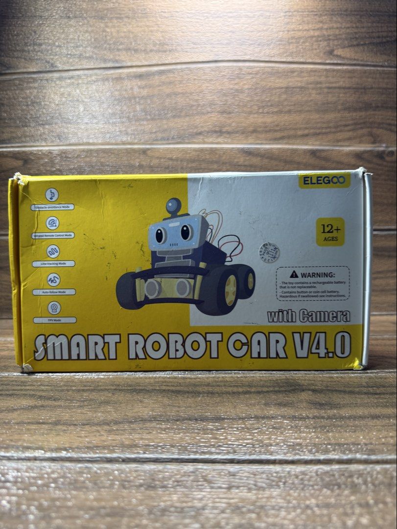 Smart Robot Car V4.0 Elegoo With Camera new in box. STEM (Category: Office & Business Technology) located in Quezon City. Submitted by fashionifywardrobe8899 (Listing ID 1460769093, Image 1). Description: .