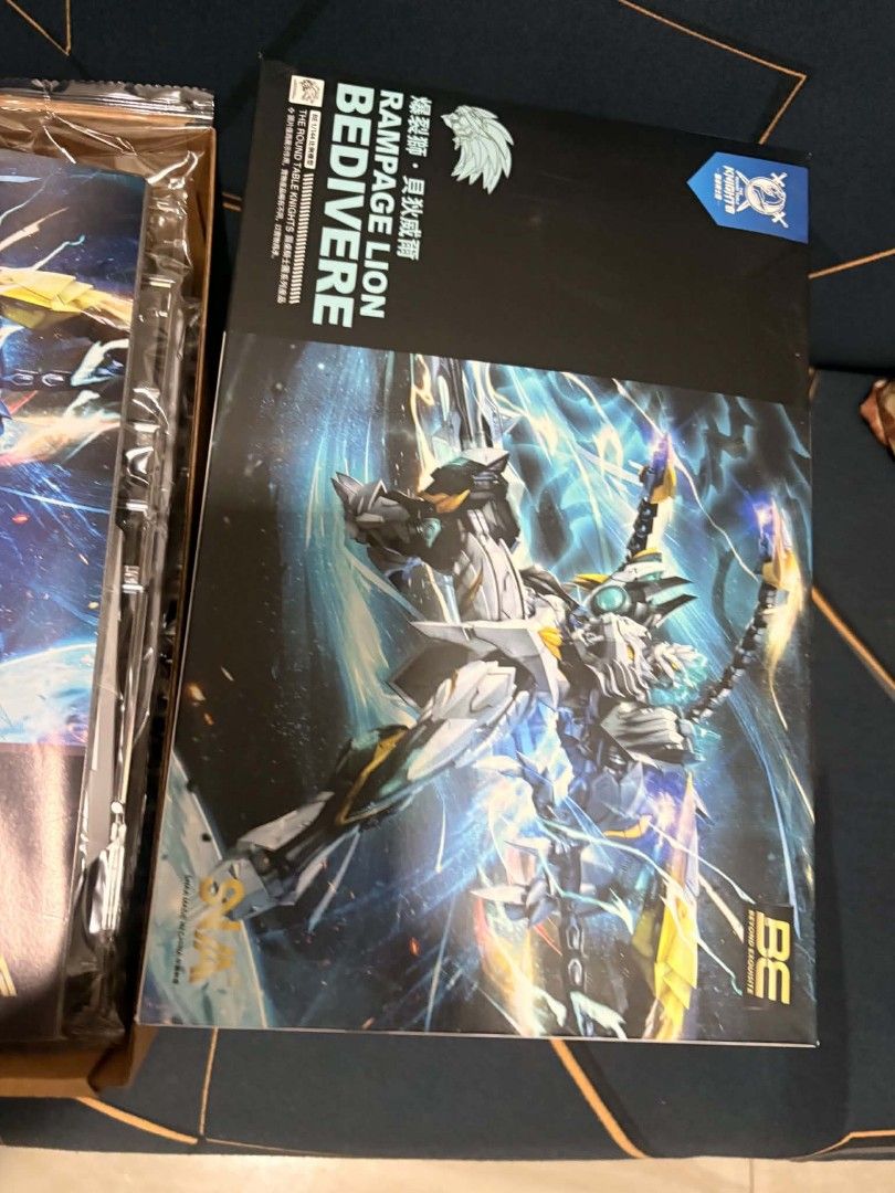 SNAA Rampage Lion Bedivere Model Kit (Category: Gundam & Model Kits) located in Manila. Submitted by xwhiteravenx (Listing ID 1460865194, Image 2). Description: - Brand new SNAA Knights of Round Table Rampage Lion Bedivere model kit. - All runners are still sealed in original plastic bags. - Includes instruction manual and sticker sheet. - Ideal for collectors and model building enthusiasts..