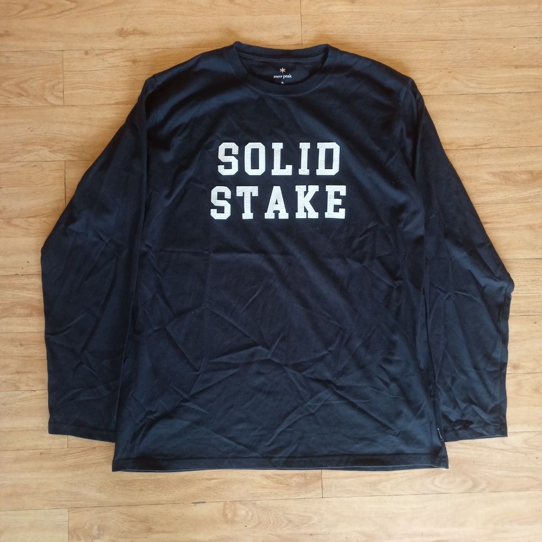 Snow peak - Solid stake felt logo longsleeve (Category: Tshirts & Polo Shirts ) located in Cavite. Submitted by blasterr21 (Listing ID 1460809603, Image 2). Description: Snow peak - solid stake felt logo longsleeve size xlarge on tag ptp: 23 inches length: 30 inches excellent condition as new/ no flaws authentic.