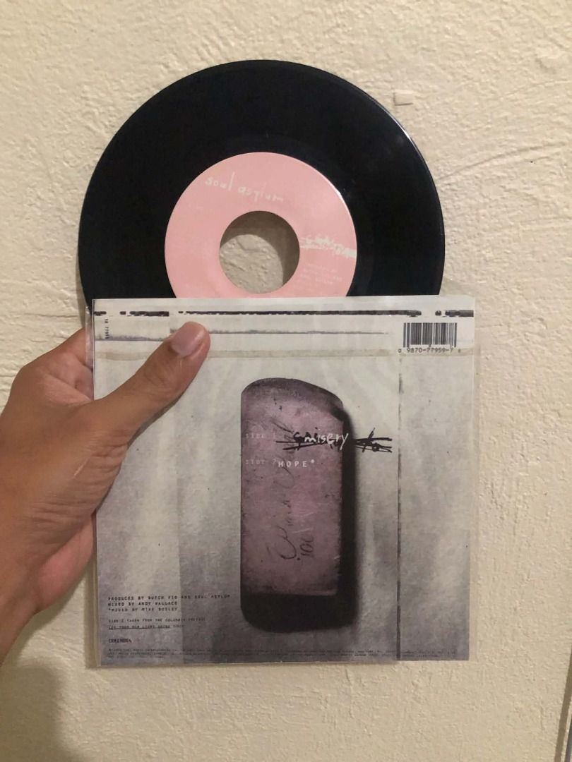Soul Asylum "Misery" 7" Vinyl Single (Category: Vinyls) located in Cebu City. Submitted by bartmanual92 (Listing ID 1460832921, Image 2). Description: - Soul Asylum "Misery" 7-inch vinyl single - Features the songs "Misery" and "Bittersweet" - Comes in its original sleeve - A must-have for any Soul Asylum fan.