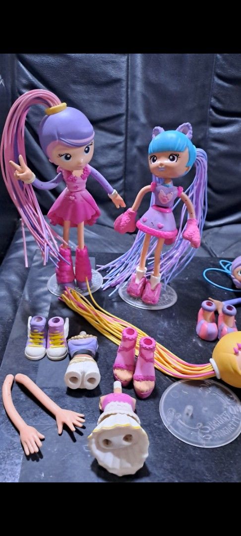 Spaghetti Dolls Lot - Take All 580 (Category: Kids Toys) located in Davao. Submitted by bravemoon_556cd5 (Listing ID 1460868658, Image 2). Description: - Huge bundle of over 580 spaghetti dolls and accessories. - Includes multiple dolls and various accessories. - Some dolls are disassembled, ideal for parts or repair. - Great for collectors looking to expand their collection. - Sold as a complete lot, all 580+ pieces included..