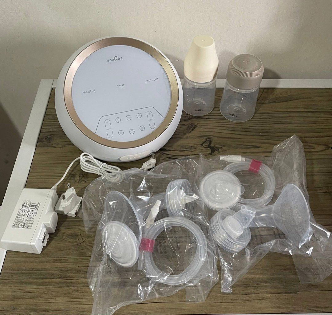 Spectra Dual S Electric Breast Pump (Category: Breastfeeding & Bottle Feeding) located in Manila. Submitted by jennntolentino (Listing ID 1460806689, Image 2). Description: - Spectra Dual S Electric Breast Pump - Complete set: main unit, power adapter, bottles, tubing, breast shields - User-friendly controls for vacuum strength and session time - Efficient and comfortable milk expression.