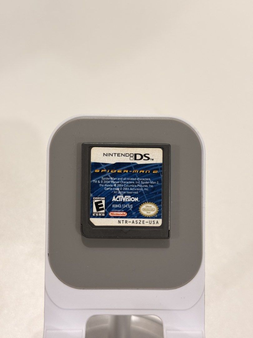 Spiderman 2 DS/2DS/3DS Game (Category: In-Game Products) located in Baliuag. Submitted by mostlyaboutnintendo (Listing ID 1460788864, Image 1). Description: 📌 https://linktr.ee/mostlyaboutnintendo 📢 CARTRIDGE ONLY ✔️ Authentic ✔️ Mabilis ma-read mismong cartridge ✔️ Guaranteed tested and working ✔️ Will always send tested pics before ship out ✔️ Clean Pins ✔️ US Version Spider-Man 2 lets players take control of Spider-Man in an action-packed su