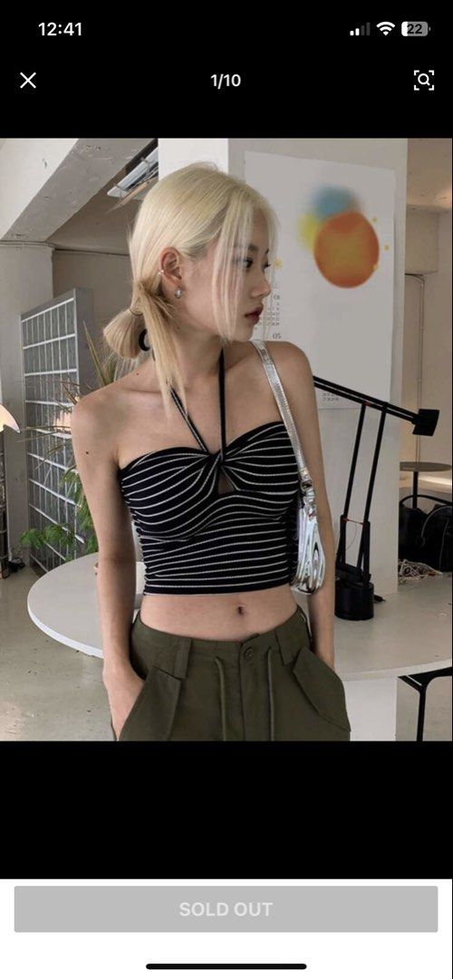 Stripes Halter Top (Category: Sleeveless) located in Caloocan City. Submitted by loveshanks (Listing ID 1460750368, Image 3). Description: .