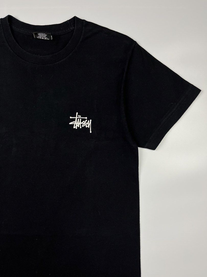 Stussy Basic Logo Tee (Category: Tshirts & Polo Shirts ) located in Puerto Princesa. Submitted by paradise5300 (Listing ID 1460846120, Image 3). Description: Stussy Basic Logo Tee Tagged Size: Small Dimensions inches length: 26 inches width: 17.8 Condition: Very good Color rate: 9.5 Flaws: Minimal hairline crack on front print 1,199 shipping fee is not yet included. .