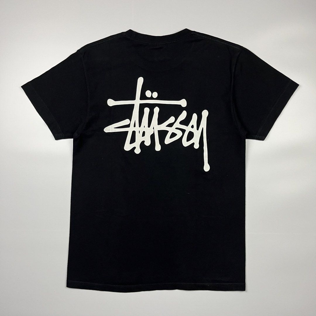Stussy Basic Logo Tee (Category: Tshirts & Polo Shirts ) located in Puerto Princesa. Submitted by paradise5300 (Listing ID 1460846120, Image 1). Description: Stussy Basic Logo Tee Tagged Size: Small Dimensions inches length: 26 inches width: 17.8 Condition: Very good Color rate: 9.5 Flaws: Minimal hairline crack on front print 1,199 shipping fee is not yet included. .