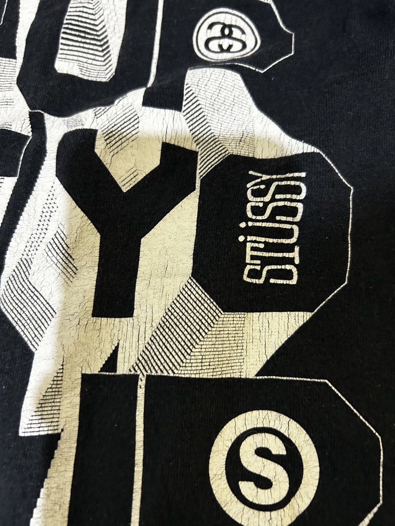 Stussy Vintage Tee (Category: Luxury Apparel) located in Aurora. Submitted by purethrift07 (Listing ID 1460830960, Image 3). Description: Maganda Solid na solid Dm me Fresh from the bale.