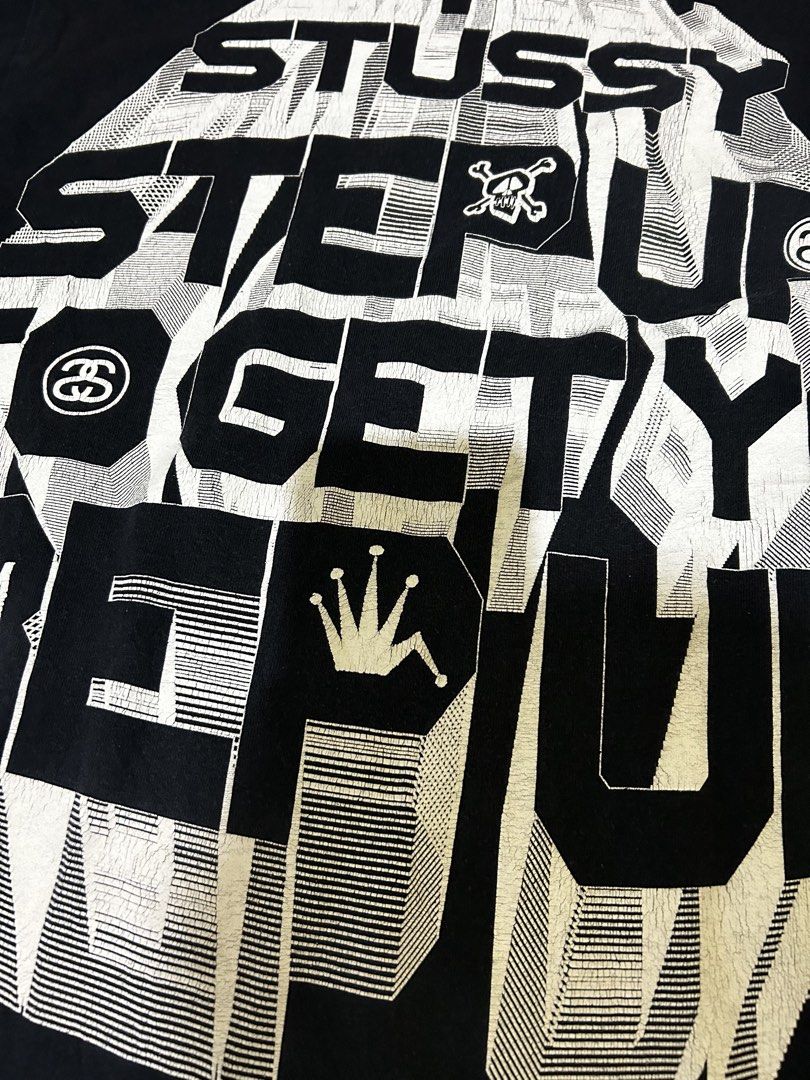 Stussy Vintage Tee (Category: Luxury Apparel) located in Aurora. Submitted by purethrift07 (Listing ID 1460830960, Image 2). Description: Maganda Solid na solid Dm me Fresh from the bale.
