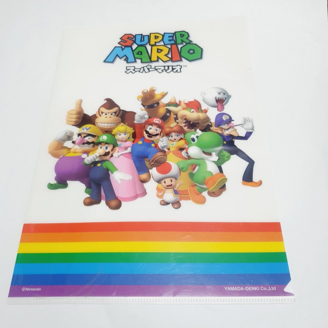 Super Mario Clear File Folder (Category: Stationery & School Supplies) located in Taytay. Submitted by kyo.mono (Listing ID 1460745694, Image 1). Description: 💟Follow us on IG: kyo.mono for faster replies TikTok: kyo.mono_ for videos and review Good condition Auth from Japan Actual photo posted.