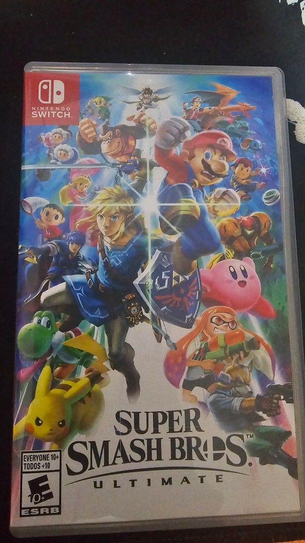 Super Smash Bros. Ultimate Nintendo Switch Game (Category: Nintendo) located in Caloocan City. Submitted by qwifih697 (Listing ID 1460813856, Image 1). Description: Loc: QC Area RFS: Need funds.