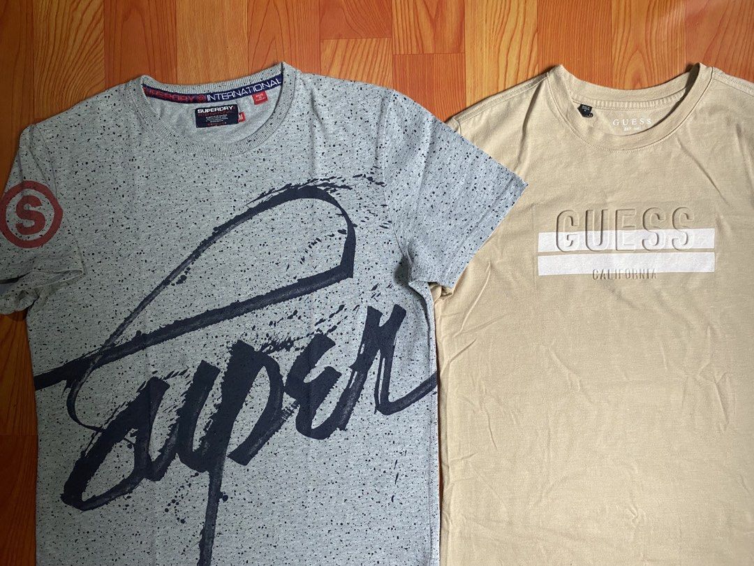 Superdry & Guess shirt (Category: Tshirts & Polo Shirts ) located in Cebu City. Submitted by monflor (Listing ID 1460899413, Image 2). Description: Superdry shirt & guess shirt Size Medium both Good condition No flaws Price each 500.